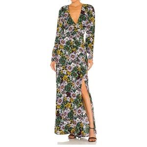 X Revolve Shiloh Dress in Botanical Garden AFRM